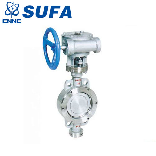 對(duì)夾連接金屬密封蝶閥