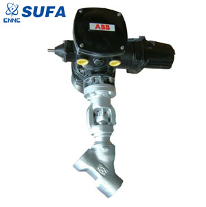 電動角式截止閥